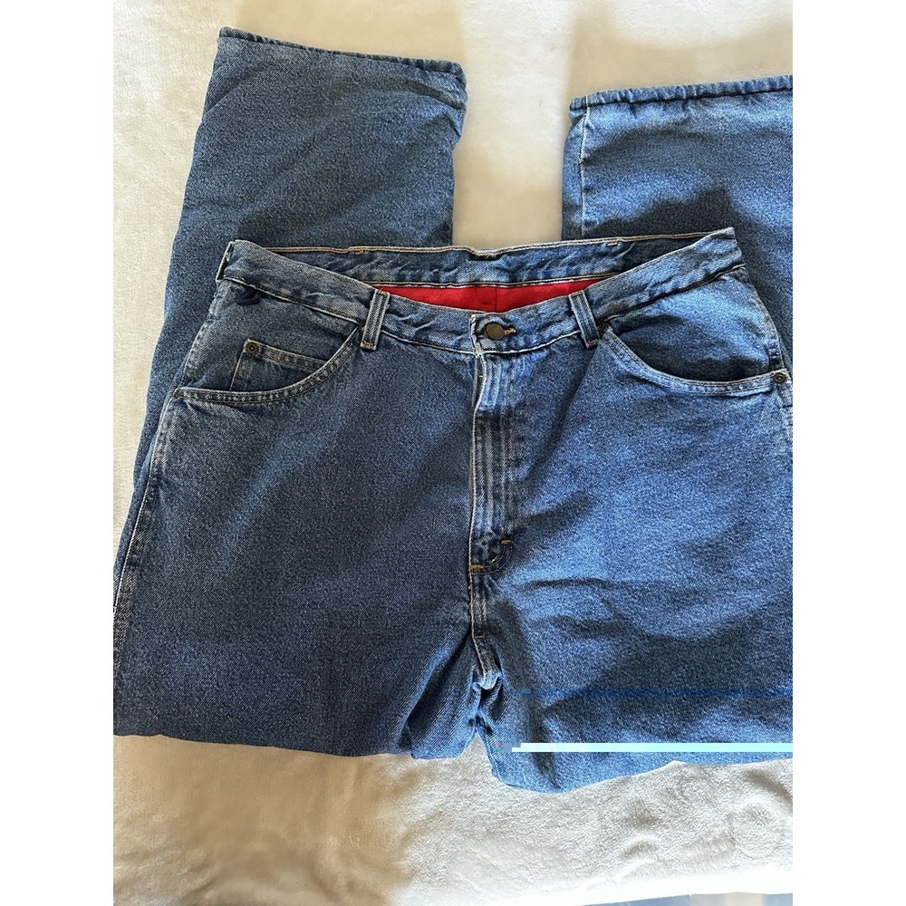 Wrangler Rugged Wear Men's Fleece Lined Denim Jeans 38x30
